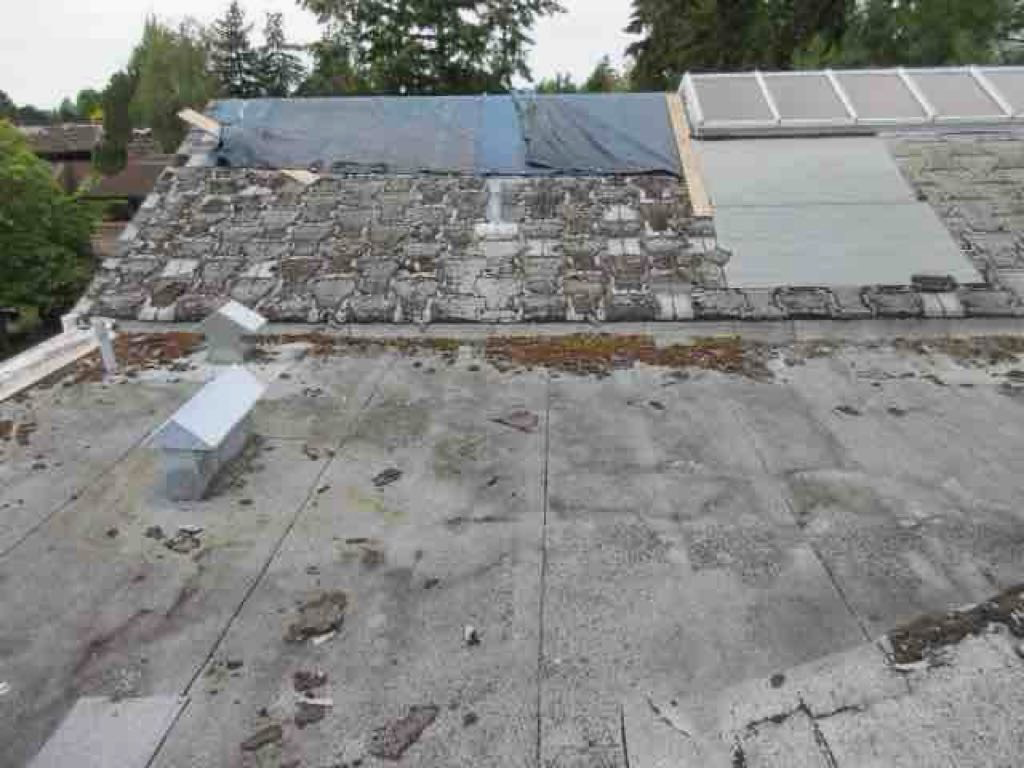 Substandard roof condition